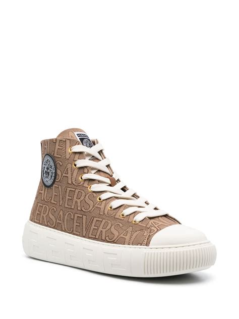 high top sneakers versace|farfetch Versace sneakers.